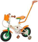 Fiets met duwbeugel width=